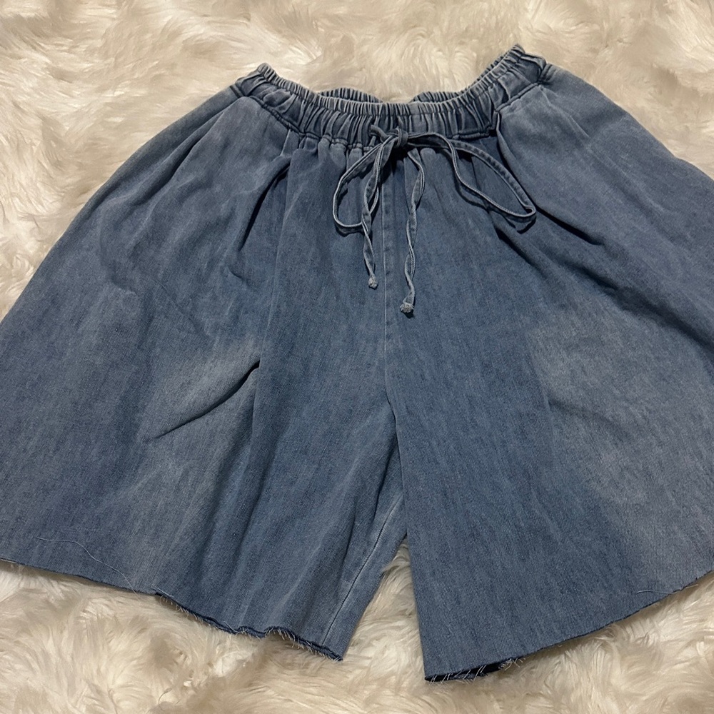 Casual Blue Women's Jean Shorts